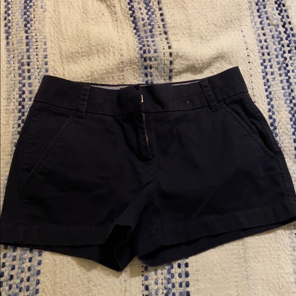 Navy 3” seam J.Crew Chino Shorts